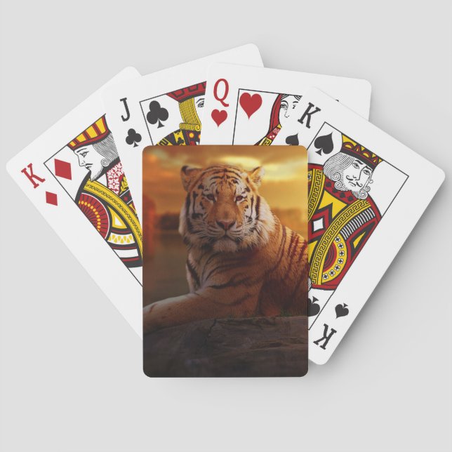 Baraja De Cartas Bella tigre (Reverso)