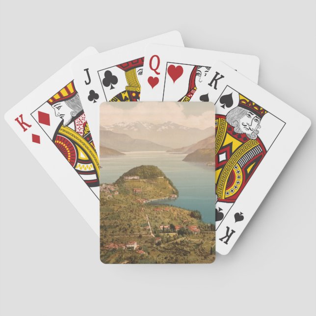 Baraja De Cartas Bellagio IV, lago Como, Lombardía, Italia (Reverso)