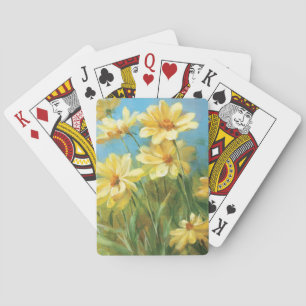 Baraja De Cartas Bellas Daisies Amarillas