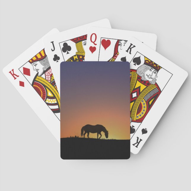 Baraja De Cartas Bellas tarjetas para jugar a caballo (Reverso)