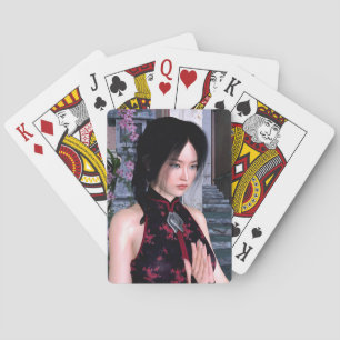 Baraja De Cartas Belleza asiática