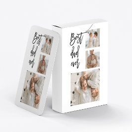 Baraja De Cartas Belleza Collage Foto Mejor Regalo De Papá Nunca