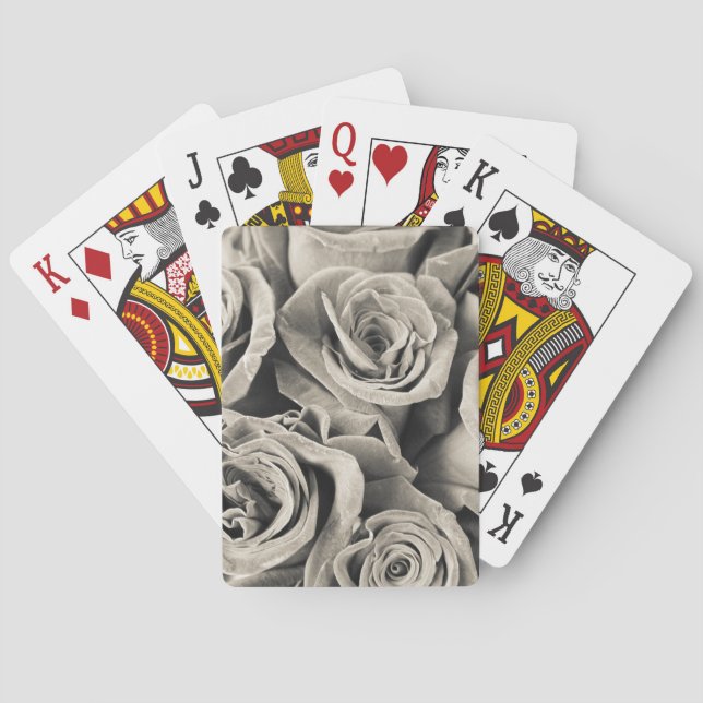 Baraja De Cartas Belleza de terciopelo vintage (Reverso)