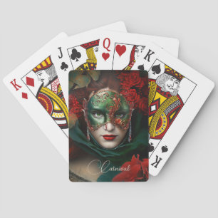 Baraja De Cartas Belleza del Carnaval veneciano