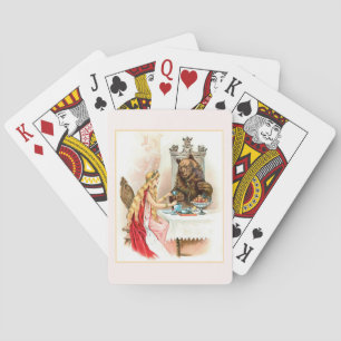 Baraja De Cartas Belleza en rosa y la bestia