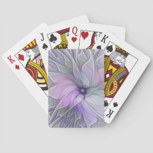 Baraja De Cartas Belleza impresionante Arte abstracto moderno fract