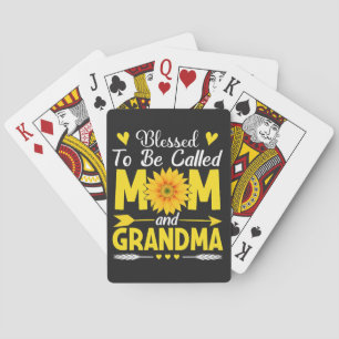 Baraja De Cartas Bendecida por ser llamada mamá y abuela