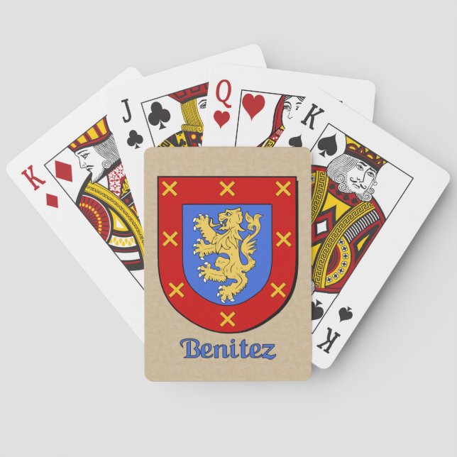 Baraja De Cartas Benitez Heraldic Shield (Reverso)