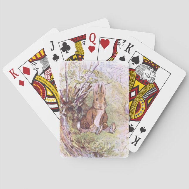 Baraja De Cartas Benjamin Bunny (por Beatrix Potter) (Reverso)
