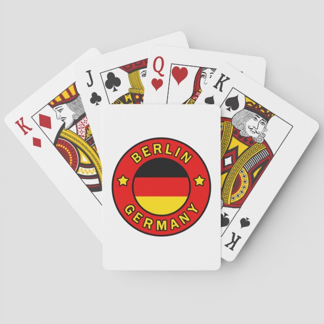 Baraja De Cartas Berlín Alemania (Reverso)