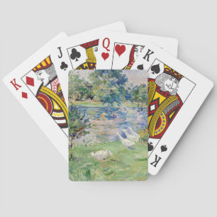 Baraja De Cartas Berthe Morisot - Chica en un bote con Geese