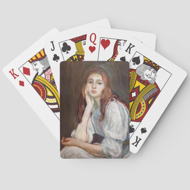Baraja De Cartas Berthe Morisot - Julie Daydreaming (Reverso)