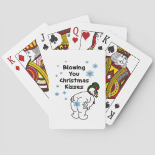Baraja De Cartas Besándote con besos de Navidad