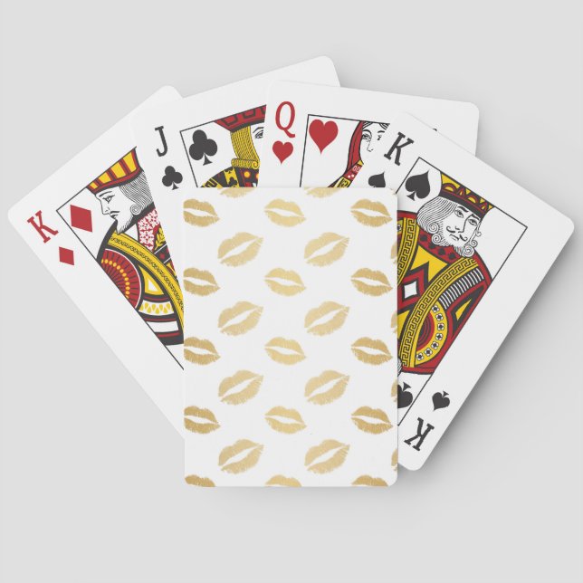 Baraja De Cartas Besos Brillantes (Reverso)