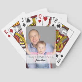 Baraja De Cartas Best Dad Ever Name Quote Family Design