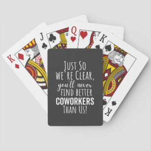 BARAJA DE CARTAS BEST GIFT FOR LEAVING COWORKERS