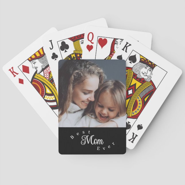 Baraja De Cartas Best Mom Ever Modern Simple (Reverso)