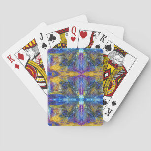 Baraja De Cartas Bestia Azul en ejecución