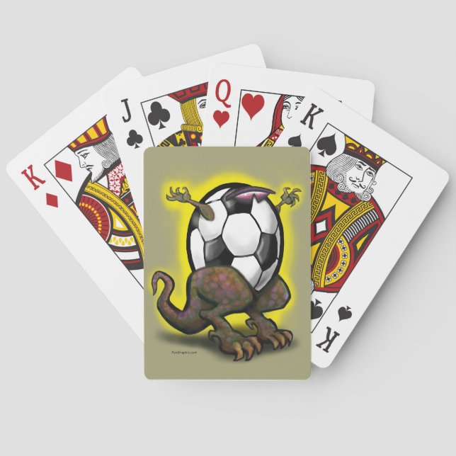 Baraja De Cartas Bestia de fútbol (Reverso)