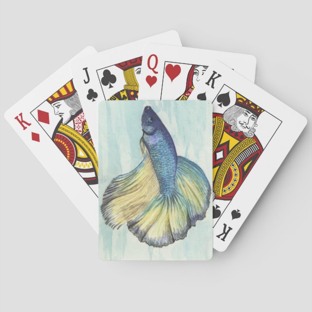 Baraja De Cartas Betta Fish (Reverso)