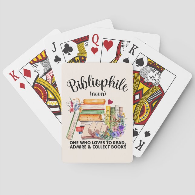 Baraja De Cartas Bibliofilia Delight (Reverso)