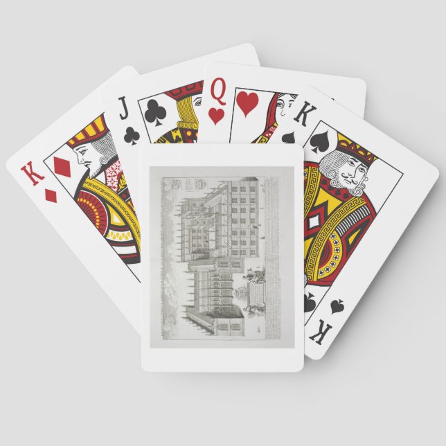 Baraja De Cartas Biblioteca de Bodleian, Oxford, de 'Oxonia (Reverso)