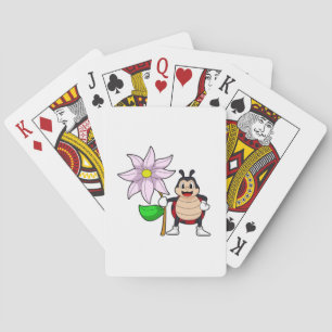Baraja De Cartas Bicho de colores con flor.PNG