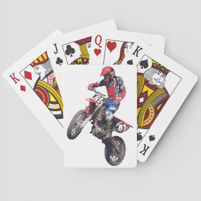 Baraja De Cartas Bici roja de la suciedad (Reverso)