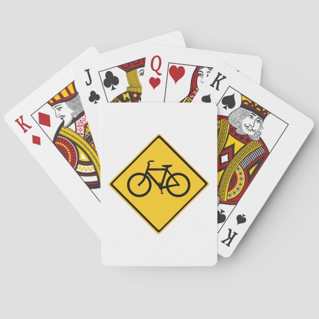 Baraja De Cartas Bicicleta de Rótulo por carretera (Reverso)