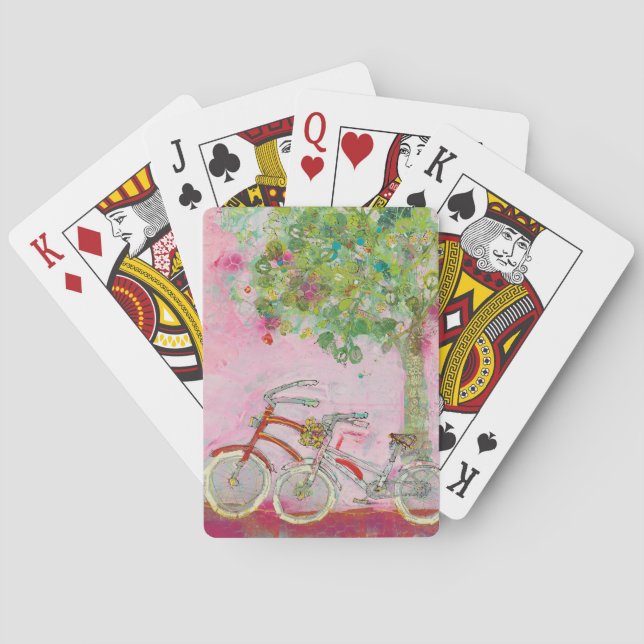 Baraja De Cartas Bicicletas rosadas (Reverso)