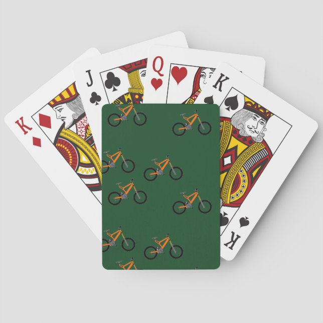 Baraja De Cartas Bicicletas verdes (Reverso)