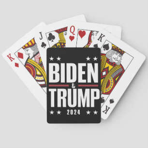 Baraja De Cartas Biden Trump 2024 Divertida Elección Presidencial V