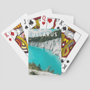 Baraja De Cartas Bielorrusia Ilustracion Viaje de arte