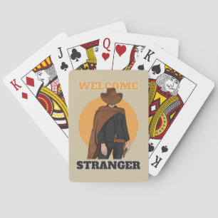 Baraja De Cartas Bienvenida Extraño - Vaquero