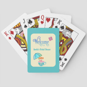 Baraja De Cartas Bienvenida Nombre Personalizado Regalo de Despedid