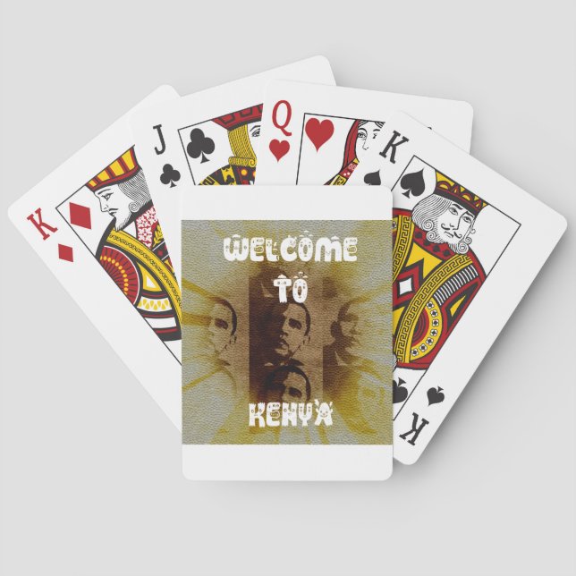 Baraja De Cartas Bienvenido a Kenia (Reverso)