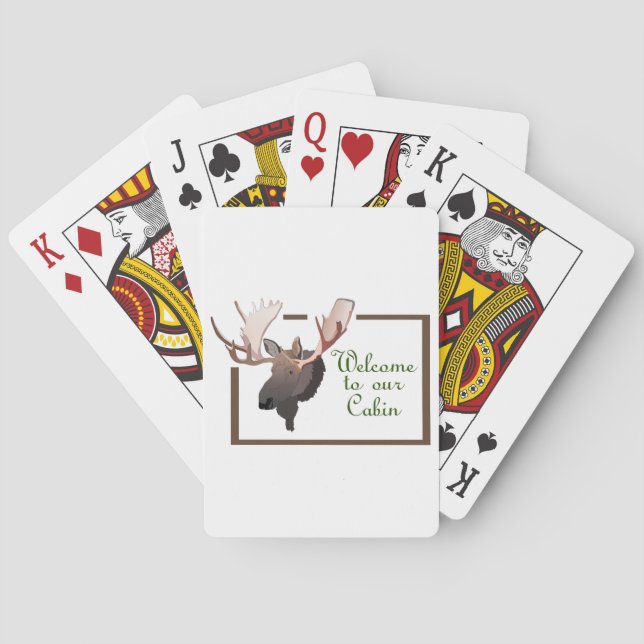 Baraja De Cartas Bienvenido a nuestra cabina (Reverso)