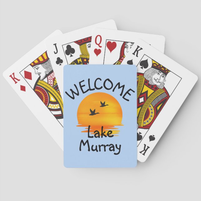 Baraja De Cartas Bienvenido al lago (Reverso)