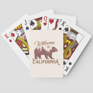 Baraja De Cartas Bienvenidos a California Bear