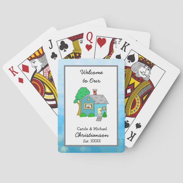 Baraja De Cartas Bienvenidos a nuestra Casa de Lilos Cute (Reverso)