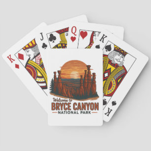 Baraja De Cartas Bienvenidos al Embroidery Bryce Canyon National US