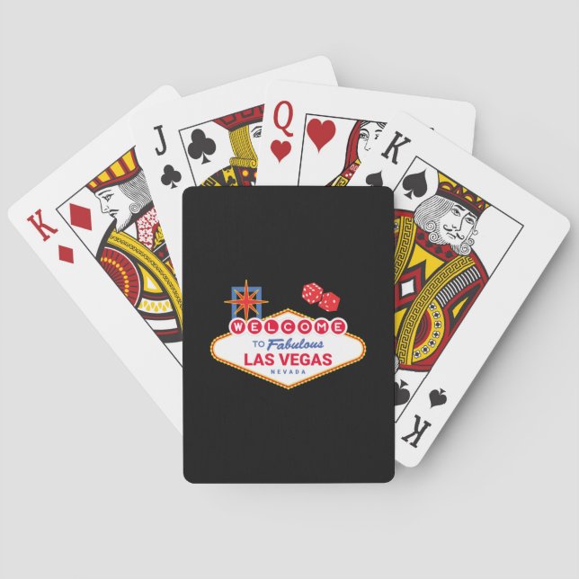 Baraja De Cartas Bienvenidos Al Fabuloso Viaje De Las Vegas (Reverso)