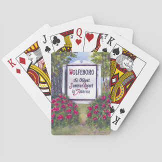 Baraja De Cartas Bienvenidos al Rótulo Wolfeboro NH