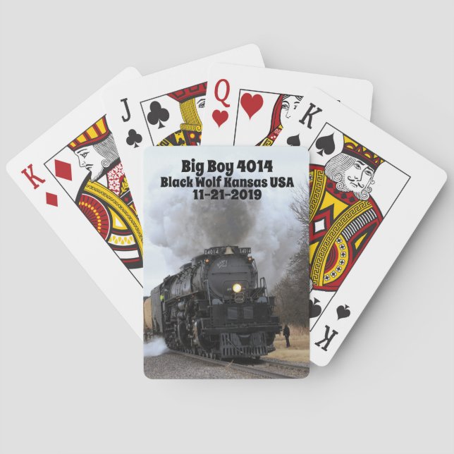 Baraja De Cartas Big Boy 4014 Black Wolf Kansas (Reverso)