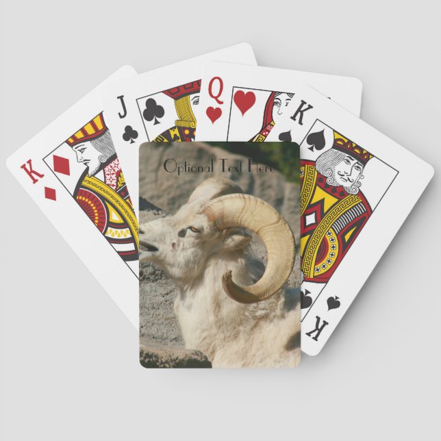 Baraja De Cartas Big Horn Sheep Laughing (Reverso)
