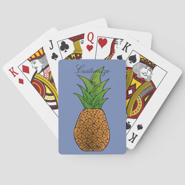 Baraja De Cartas Big Pineapple Thunder_Cove (Reverso)