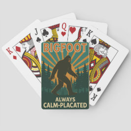 Baraja De Cartas Bigfoot – Always Calm-Placated Playing Cards