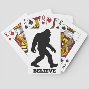 Baraja De Cartas Bigfoot BELIEVE Sasquatch