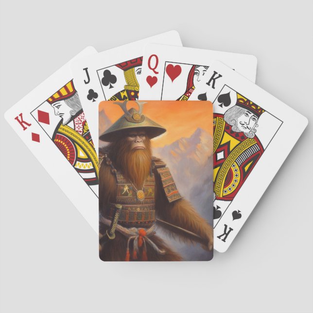 Baraja De Cartas Bigfoot Samurai (Reverso)
