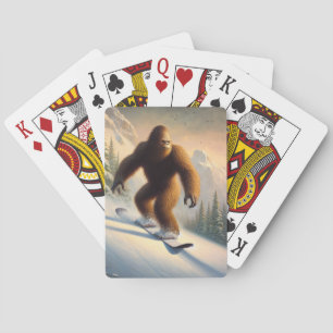 Baraja De Cartas Bigfoot Snowboarding
